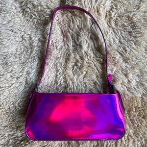BY FAR Dulce Iridescent Shoulder Bag